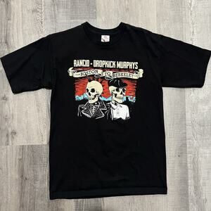 Dropkick Murpheys Rancid Band T Shirt Boston To Berkeley Concert Size M